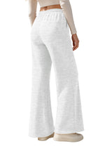 LOMON Wide Leg Sweatpants Women Fleece Fall Spring Sweat Pants