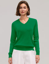 LOMON Sweaters for Women Wool Blend Long Sleeve Sweater Tops Fall Clothes