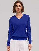 LOMON Sweaters for Women Wool Blend Long Sleeve Sweater Tops Fall Clothes
