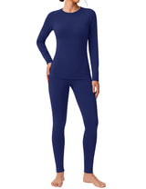 LOMON Womens Thermal Underwear Winter Fleece Lined 2 Piece Sets Base Layer