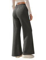 LOMON Wide Leg Sweatpants Women Fleece Fall Spring Sweat Pants