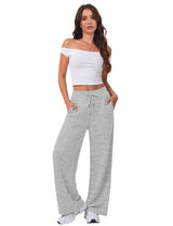 LOMON Womens Wide Leg Sweatpants High Waist Baggy Pants Lounge Joggers