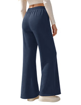 LOMON Wide Leg Sweatpants Women Fleece Fall Spring Sweat Pants