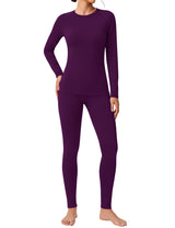 LOMON Womens Thermal Underwear Winter Fleece Lined 2 Piece Sets Base Layer