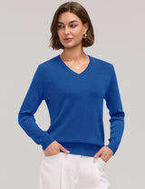 LOMON Sweaters for Women Wool Blend Long Sleeve Sweater Tops Fall Clothes
