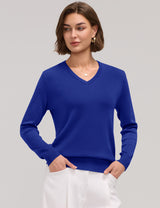 LOMON Sweaters for Women Wool Blend Long Sleeve Sweater Tops Fall Clothes