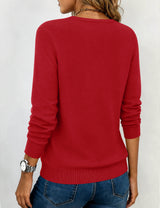 LOMON Sweaters for Women Wool Blend Long Sleeve Sweater Tops Fall Clothes