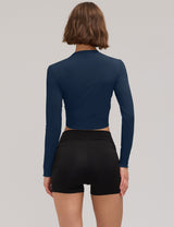 LOMON Womens Ballet Wrap Tops Self Tie V Neck Pilates Workout Tops
