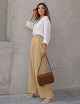 LOMON Womens Wide Leg Dress Pants 2026 Trendy Office Work Trousers