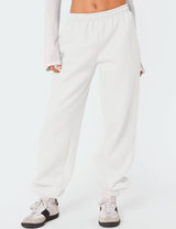 LOMON Sweatpants Women Fleece Joggers Wide Leg Sweat Pants Baggy Gym Sweatpant Winter Spring Drawstring Clothes with Pockets