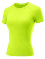 LOMON Womens Workout Tops Short Sleeve Raglan Athletic Shirts Yoga Gym Crewneck Quick Dry Tshirts