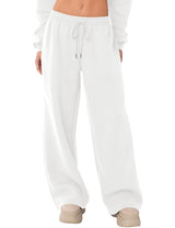 LOMON Women's Sweatpants Wide Leg Fleece Lined Sweat Pants Spring Winter Clothes 2026 Baggy Drawstring Joggers with Pockets