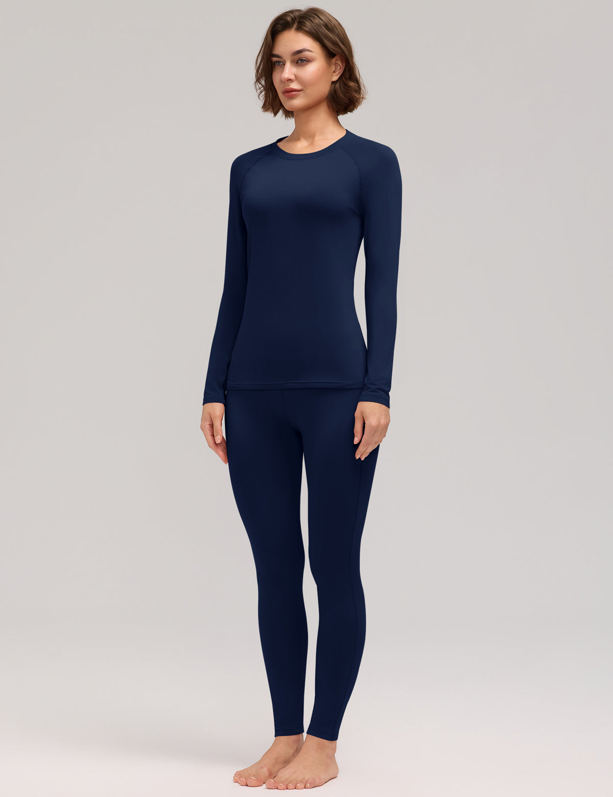 LOMON Womens Thermal Underwear Winter Fleece Lined 2 Piece Sets Base Layer