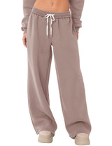 LOMON Wide Leg Sweatpants Women Fleece Sweat Pants Fall Spring Clothes 2026 Teen Girl Baggy Jogger Sweatpant with Pockets