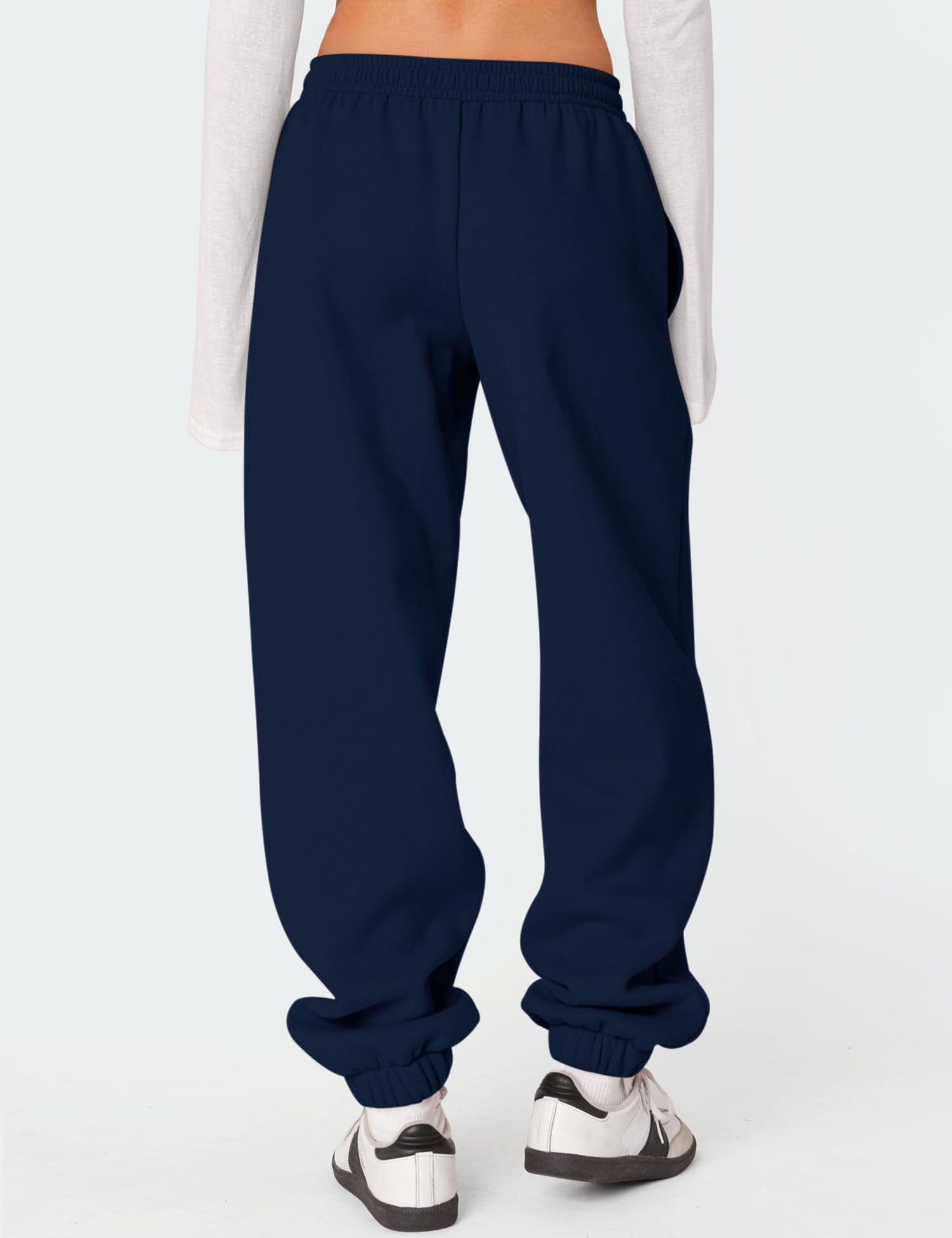 LOMON Sweatpants Women Fleece Joggers Wide Leg Sweat Pants Baggy Gym Sweatpant Winter Spring Drawstring Clothes with Pockets