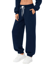 LOMON Sweatpants Women Fleece Joggers Wide Leg Sweat Pants Baggy Gym Sweatpant Winter Spring Drawstring Clothes with Pockets