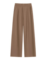LOMON Womens Wide Leg Pants Travel Casual Lounge High Waist Flowy Palazzo Pants with Pocket Loose Spring Summer Clothing