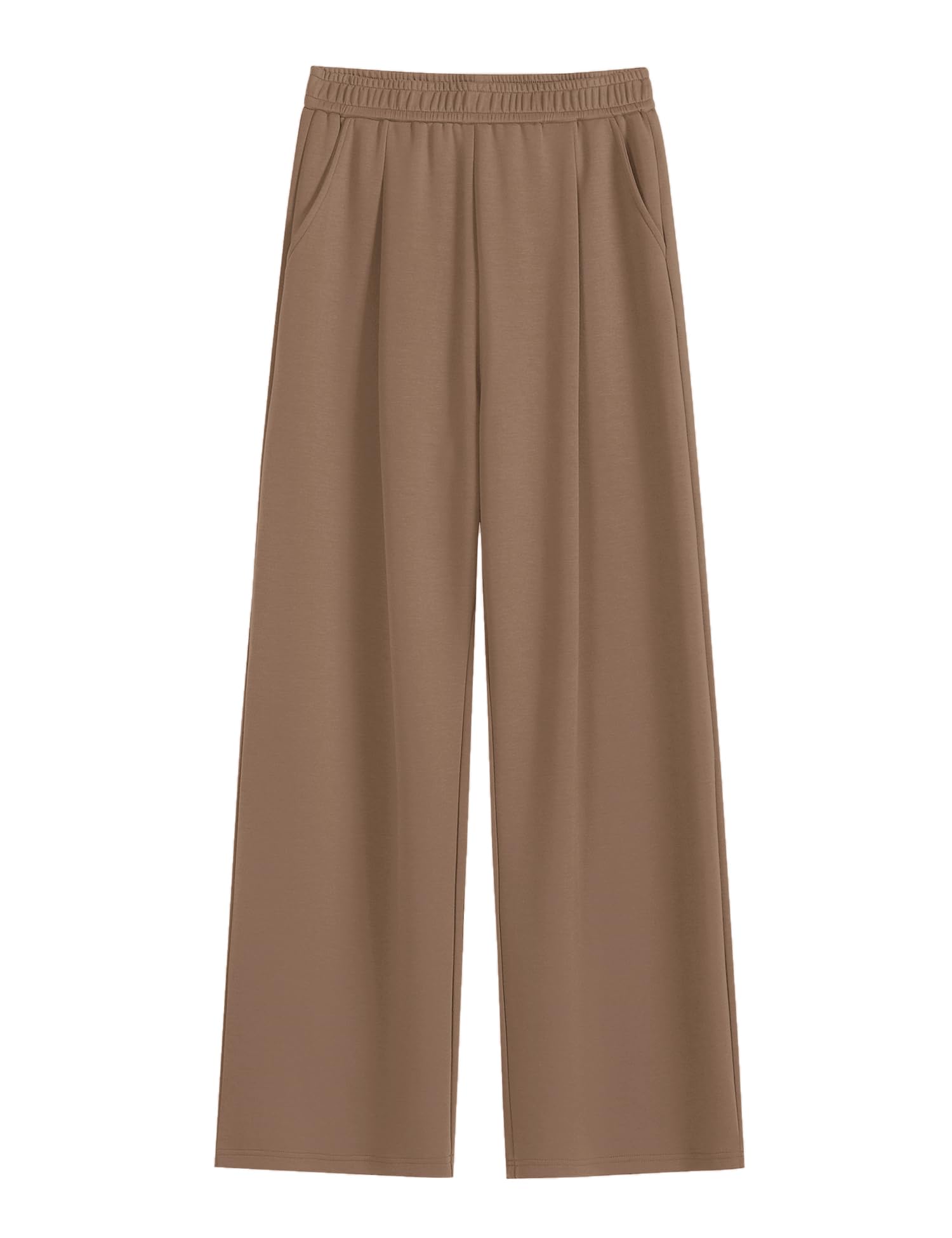 LOMON Womens Wide Leg Pants Travel Casual Lounge High Waist Flowy Palazzo Pants with Pocket Loose Spring Summer Clothing
