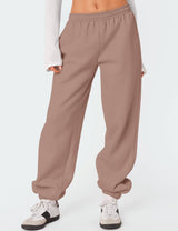 LOMON Sweatpants Women Fleece Joggers Wide Leg Sweat Pants Baggy Gym Sweatpant Winter Spring Drawstring Clothes with Pockets