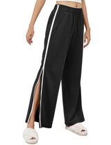 LOMON Womens Tear Away Pants Sides Full Open Sweatpants Double Slider Zip Off Post Surgery Pant with Pockets