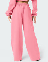 LOMON Wide Leg Sweatpants Women Fleece Sweat Pants Fall Spring Clothes 2026 Teen Girl Baggy Jogger Sweatpant with Pockets