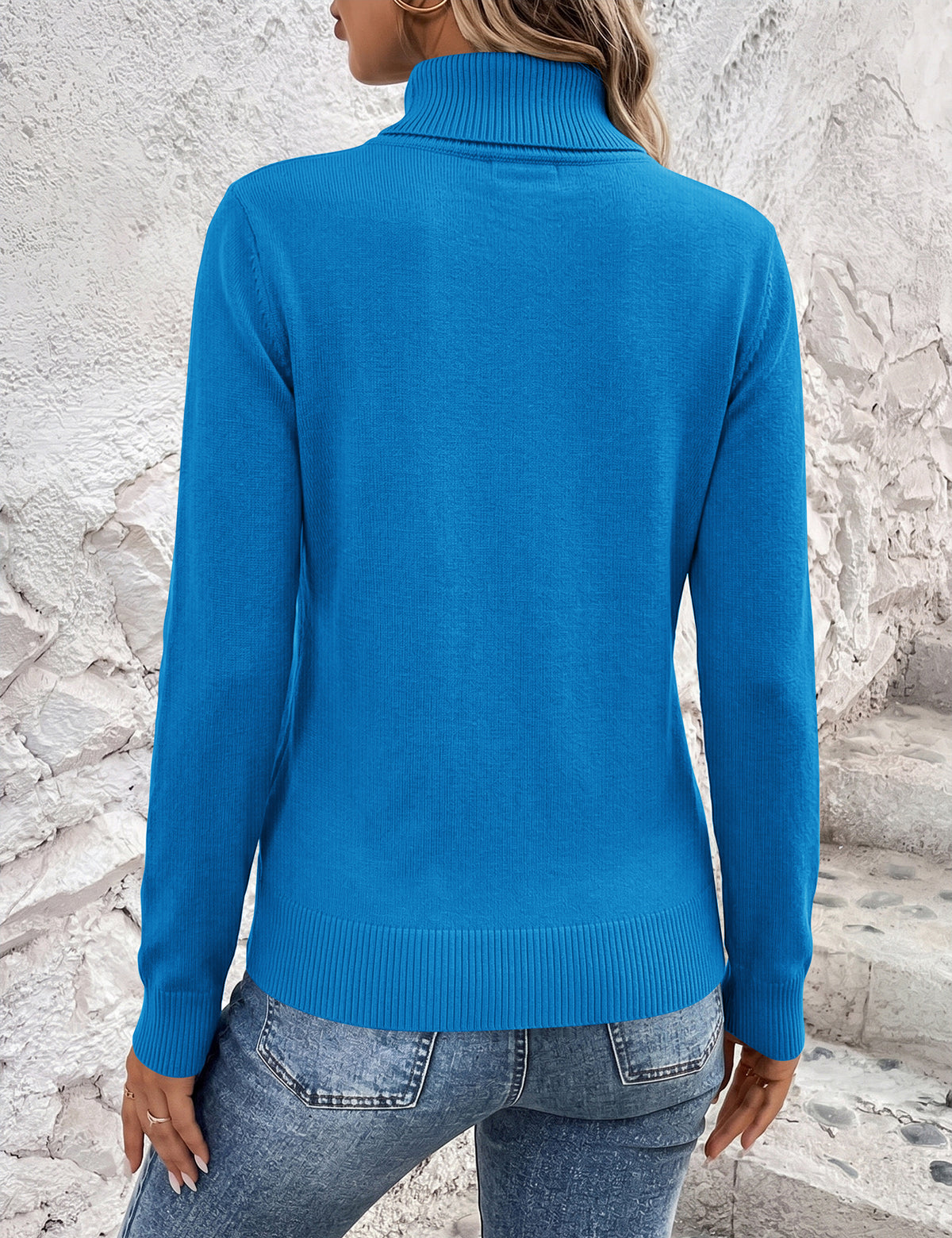 LOMON Sweaters for Women 2026 Fall Winter Turtleneck Sweater