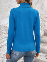 LOMON Sweaters for Women 2026 Fall Winter Turtleneck Sweater