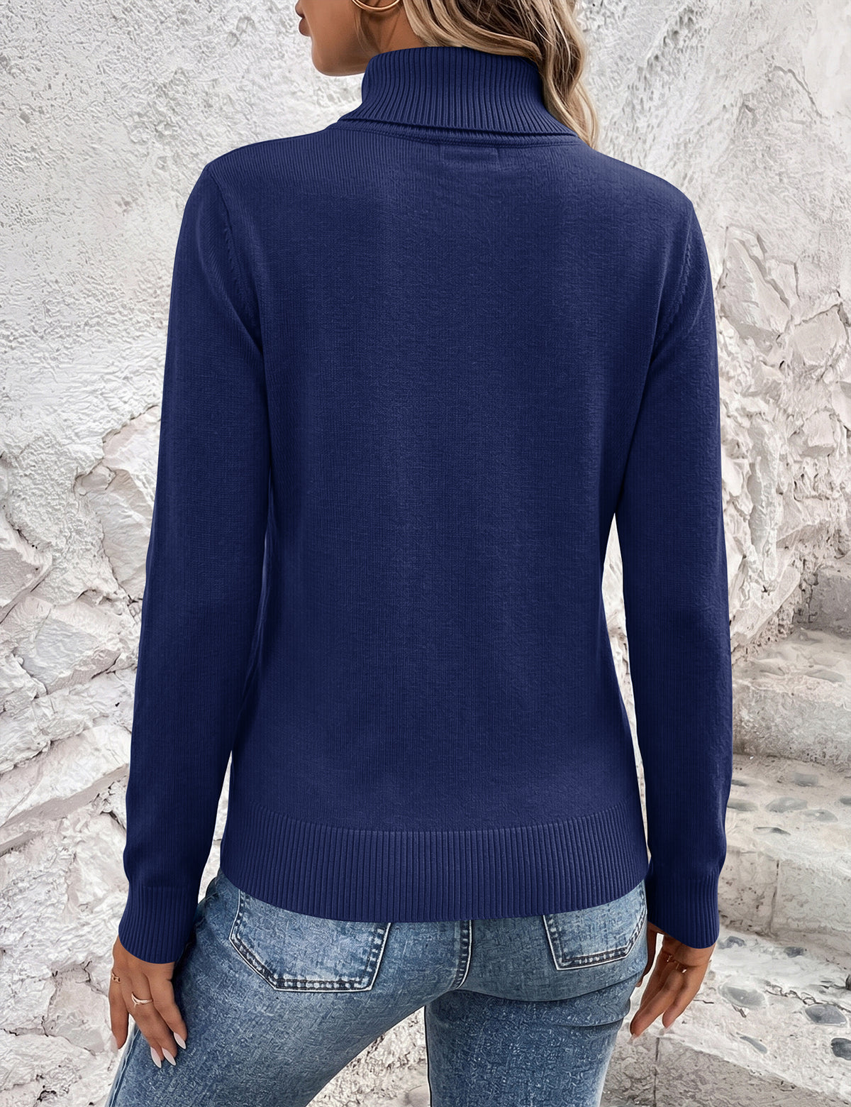 LOMON Sweaters for Women 2026 Fall Winter Turtleneck Sweater