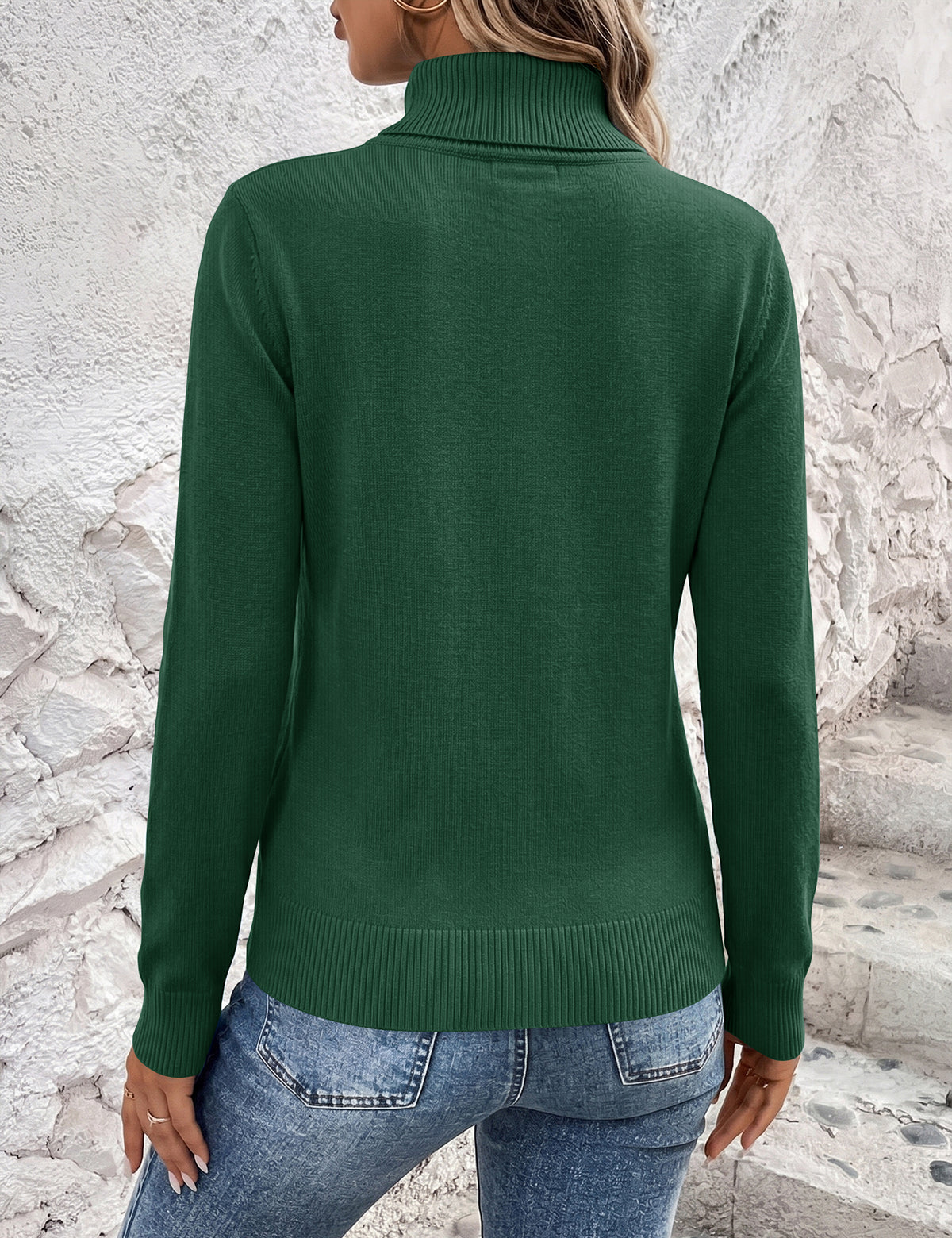 LOMON Sweaters for Women 2026 Fall Winter Turtleneck Sweater