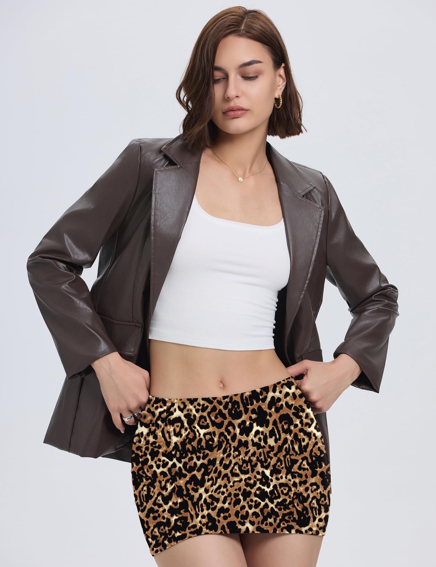 Lomon Y2k Mini Skirts for Women with Shorts Underneath Bodycon Skorts Sexy Club Date Night Outfits Trendy 2026 Streetwear