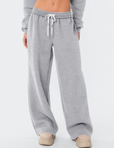 LOMON Wide Leg Sweatpants Women Fleece Sweat Pants Fall Spring Clothes 2026 Teen Girl Baggy Jogger Sweatpant with Pockets