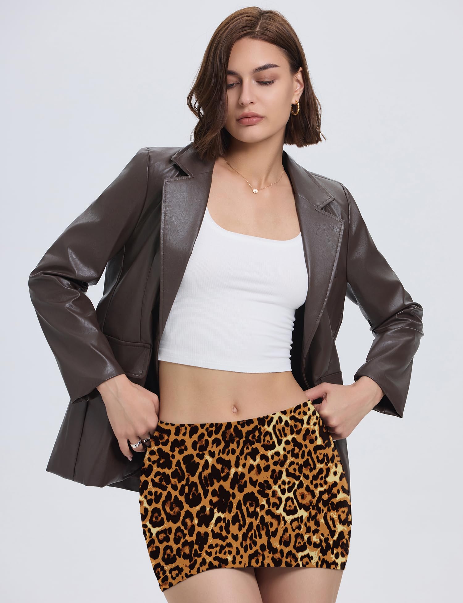 Lomon Y2k Mini Skirts for Women with Shorts Underneath Bodycon Skorts Sexy Club Date Night Outfits Trendy 2026 Streetwear