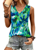 LOMON Tank Tops for Women Loose Fit V Neck Sleeveless Shirts 2026 Fashion Summer Clothes S-3XL