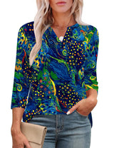LOMON Womens 3/4 Length Sleeve Tops V Neck Business Casual Blouses Summer Tees Shirts 2026