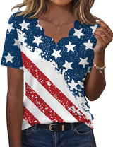LOMON Womens Summer Tops V Neck Short Sleeve Shirts Dressy Casual Tunic Blouses Spring Fashion
