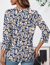 LOMON Womens 3/4 Length Sleeve Tops V Neck Business Casual Blouses Summer Tees Shirts 2026