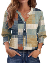 LOMON Button Down Shirts for Women 3/4 Length Sleeve Business Casual Blouses 2026 Summer Tops