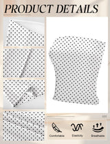 LOMON Summer Tube Tops for Women 2026 Y2k Sexy Going Out Crop Strapless Sleeveless Basic Fitted Bandeau Tank Top