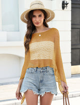 LOMON Womens Sheer Poncho Shrug Bolero Lightweight Knit Crochet Shrug Mesh Cover Up Summer 2026