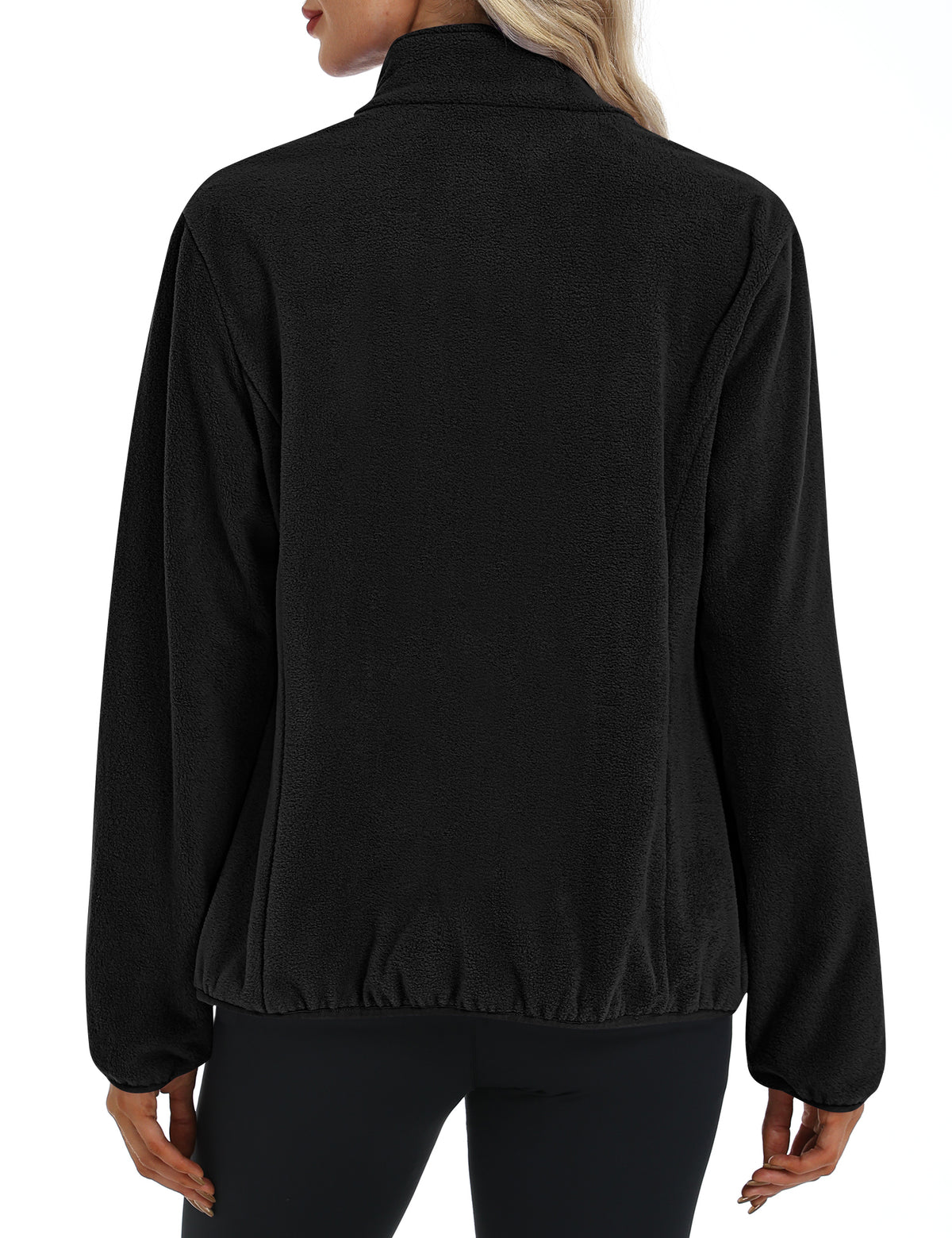 LOMON Fleece Jacket Women with 6 Pockets Lightweight Full Zip Coat