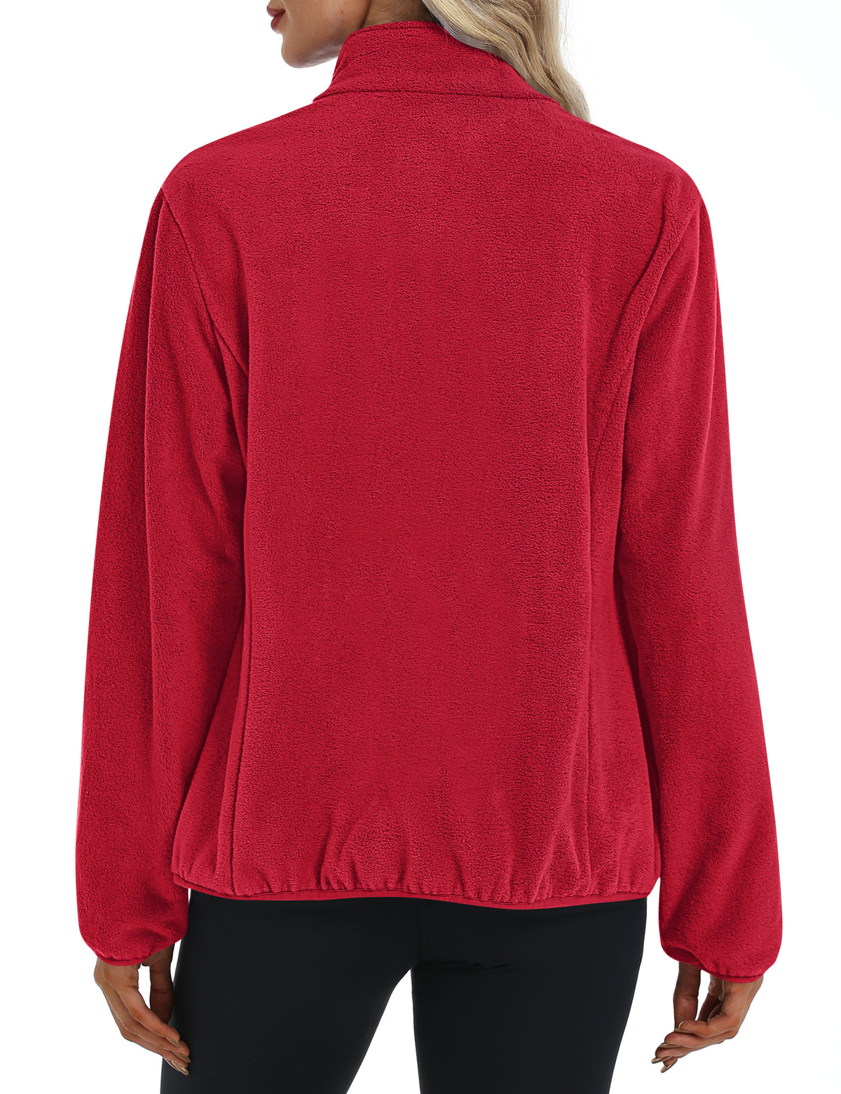 LOMON Fleece Jacket Women with 6 Pockets Lightweight Full Zip Coat