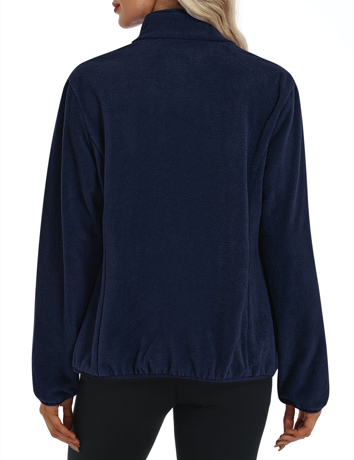 LOMON Fleece Jacket Women with 6 Pockets Lightweight Full Zip Coat