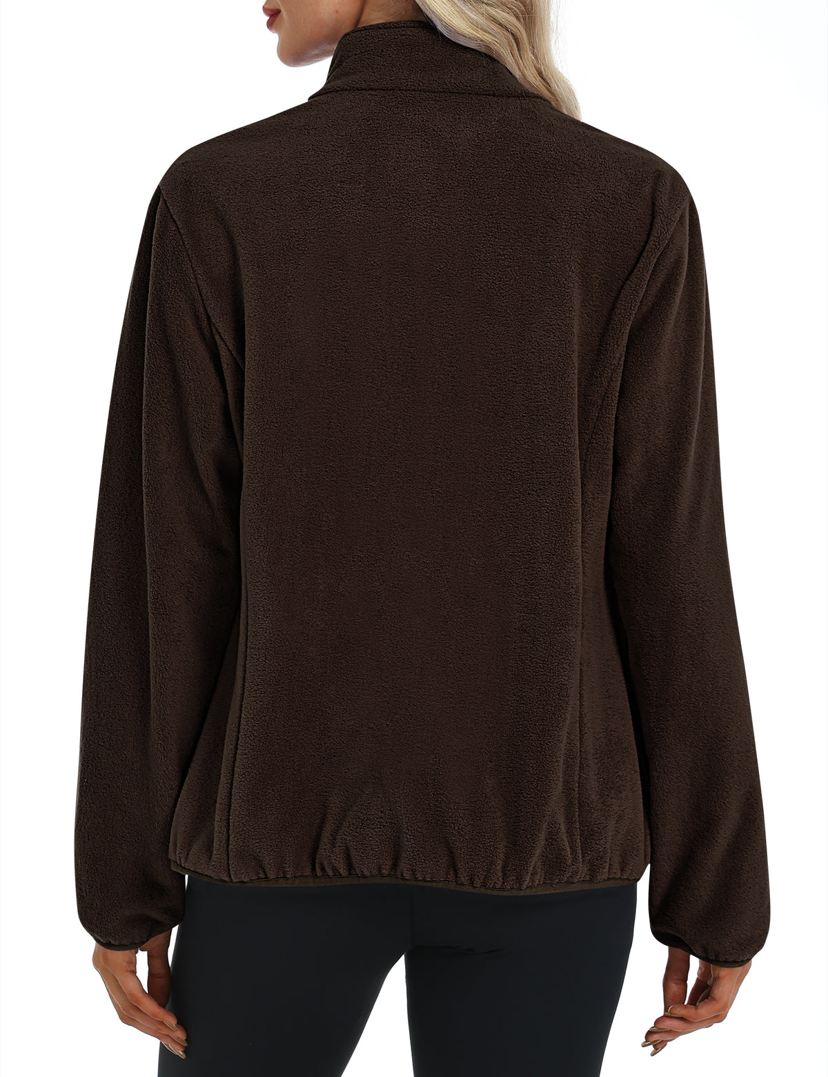 LOMON Fleece Jacket Women with 6 Pockets Lightweight Full Zip Coat