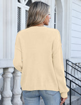 LOMON Womens Cardigan Sweaters 2026 Chunky Fall Winter Button Up Outfits