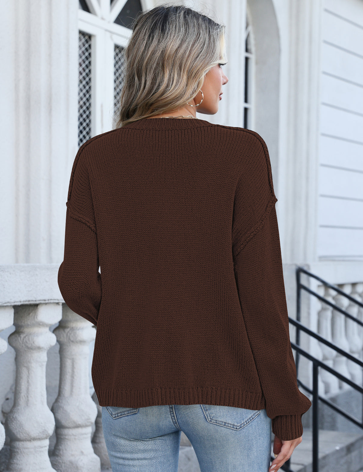 LOMON Womens Cardigan Sweaters 2026 Chunky Fall Winter Button Up Outfits