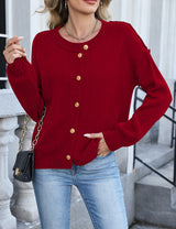 LOMON Womens Cardigan Sweaters 2026 Chunky Fall Winter Button Up Outfits