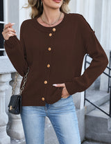 LOMON Womens Cardigan Sweaters 2026 Chunky Fall Winter Button Up Outfits