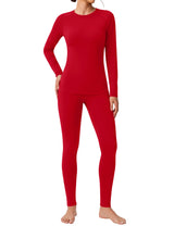 LOMON Womens Thermal Underwear Winter Fleece Lined 2 Piece Sets Base Layer