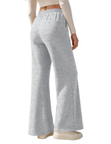 LOMON Wide Leg Sweatpants Women Fleece Fall Spring Sweat Pants