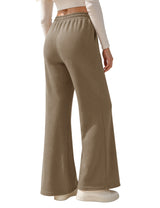 LOMON Wide Leg Sweatpants Women Fleece Fall Spring Sweat Pants